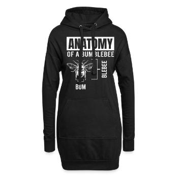 Science, Nerd, Physique, Étudiant, Blagues, Geek - Sweat-shirt à capuche long Femme - noir - Devant