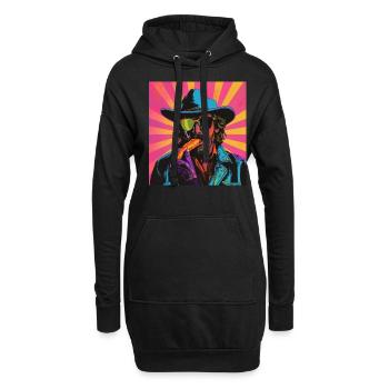 Carotte Carotte Jardin de carottes Végétalien Drôle Végétarien - Sweat-shirt à capuche long Femme - noir - Devant