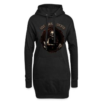 Live Love Luzifer Goth Festival Death Metal - Hoodie-Kleid - Schwarz - Vorne