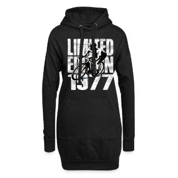 Édition limitée 1977 Édition limitée anniversaire - Sweat-shirt à capuche long Femme - noir - Devant