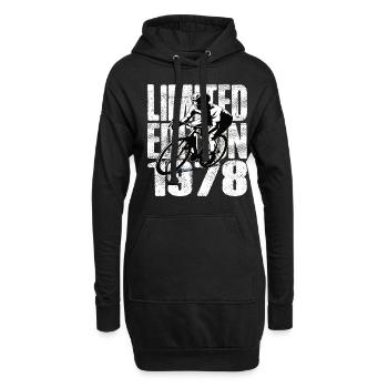 Limited Edition 1978 Limited Edition Geburtstag - Hoodie-Kleid - Schwarz - Vorne