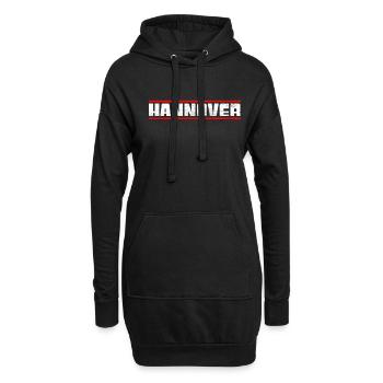Hannover - Hoodie-Kleid - Schwarz - Vorne