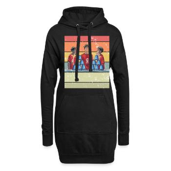 Empilage de gobelets Speed Stacker - Sweat-shirt à capuche long Femme - noir - Devant