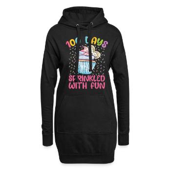 Cupcake - Hoodie Dress - black - Front