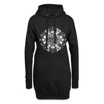 Puzzle Partners Escouade 4 - Sweat-shirt à capuche long Femme - noir - Devant