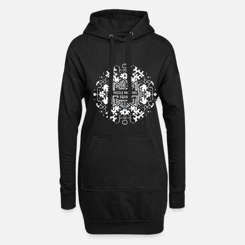 Puzzle Partners Squad 4 - Hoodie-Kleid - Schwarz