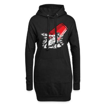 Empilage de gobelets Speed Stacker - Sweat-shirt à capuche long Femme - noir - Devant