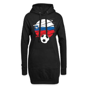Slowenien Geschenk Europe Nation Slovenija - Hoodie-Kleid - Schwarz - Vorne