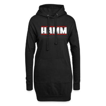 Hamm - Hoodie-Kleid - Schwarz - Vorne