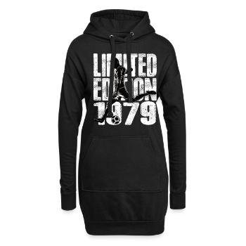 Limited Edition 1979 Limited Edition Fußball - Hoodie-Kleid - Schwarz - Vorne