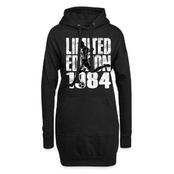 Limited Edition 1984 Limited Edition Fußball - Hoodie-Kleid - Schwarz - Vorne