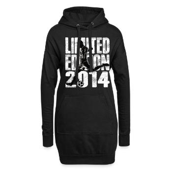 Limited Edition 2014 Limited Edition Fußball - Hoodie-Kleid - Schwarz - Vorne
