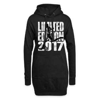 Limited Edition 2017 Limited Edition Fußball - Hoodie-Kleid - Schwarz - Vorne
