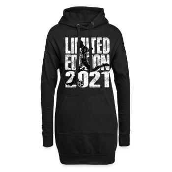 Limited Edition 2021 Limited Edition Fußball - Hoodie-Kleid - Schwarz - Vorne