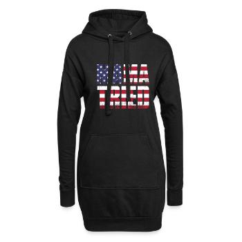 Cadeau de musique country country music - Sweat-shirt à capuche long Femme - noir - Devant