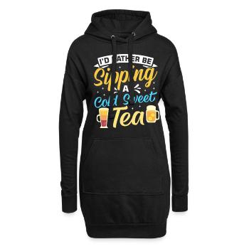 Sweet Tea - Hoodie Dress - black - Front
