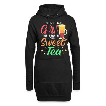 Sweet Tea - Hoodie Dress - black - Front