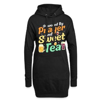 Sweet Tea - Hoodie Dress - black - Front