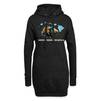Humuhumunukunukuapua’a Pousseur de récif hawaïen - Sweat-shirt à capuche long Femme - noir - Devant