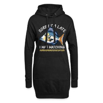 Hawaiian triggerfish Humuhumunukunukuapua'a - Hoodie Dress - black - Front