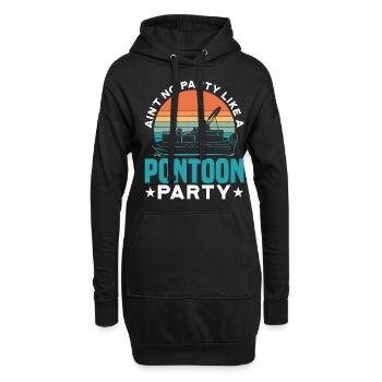 Il n’y a pas de fête comme une fête de ponton 2 - Sweat-shirt à capuche long Femme - noir - Devant