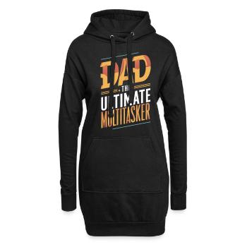 Dad The Ultimate Multitasker - Hoodie Dress - black - Front