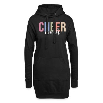 Pom-pom girls pom-pom girls - Sweat-shirt à capuche long Femme - noir - Devant