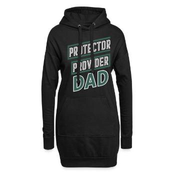 Protector Provider Dad Stolzer Vater - Hoodie-Kleid - Schwarz - Vorne