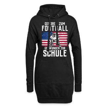 American Football Tshirt Herren Kinder Football - Hoodie-Kleid - Schwarz - Vorne