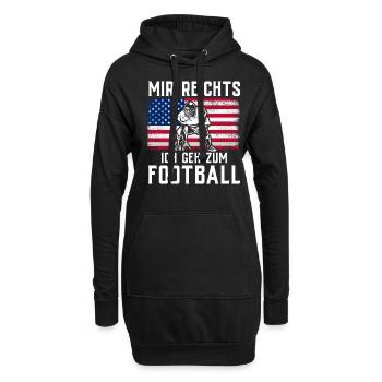 American Football Tshirt Herren Kinder Football - Hoodie-Kleid - Schwarz - Vorne