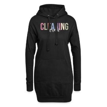 Hausmeister der Schule Hausmeister - Hoodie-Kleid - Schwarz - Vorne