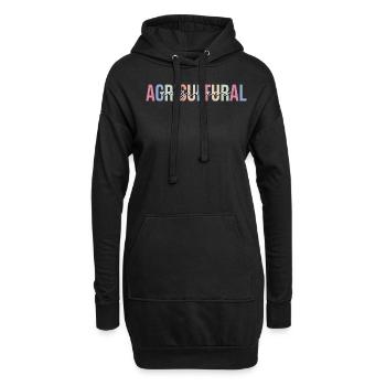 Technologie - Sweat-shirt à capuche long Femme - noir - Devant