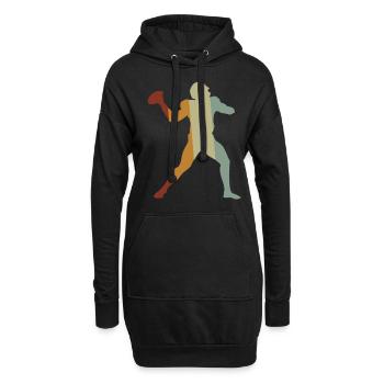 American Football Tshirt Herren Kinder Football - Hoodie-Kleid - Schwarz - Vorne