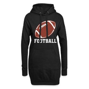 American Football Tshirt Herren Kinder Football - Hoodie-Kleid - Schwarz - Vorne