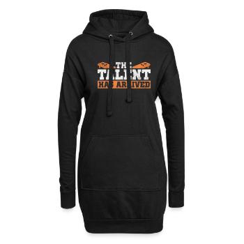 Cornhole - Hoodie-Kleid - Schwarz - Vorne