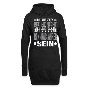 Vélo de route Vélo de route Vélo de route Vélo de route Vélos de route - Sweat-shirt à capuche long Femme - noir - Devant
