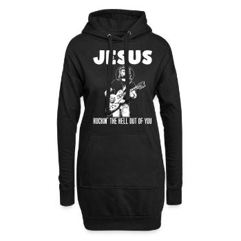Gitarre, Musiker, Musik Band, Gitarrist, - Hoodie-Kleid - Schwarz - Vorne