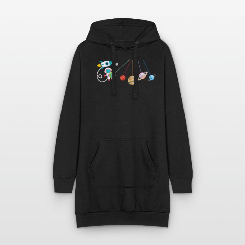 Space, Space, Nerd, Geed, Science Meme Hoodie Dress