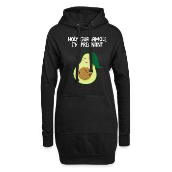 Avocado - Hoodie-Kleid - Schwarz - Vorne