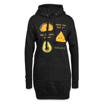 Avocado - Hoodie Dress - black - Front
