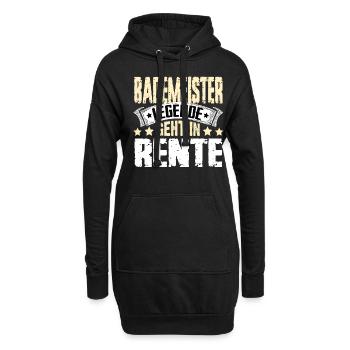 La légende du sauveteur prend sa retraite - Sweat-shirt à capuche long Femme - noir - Devant