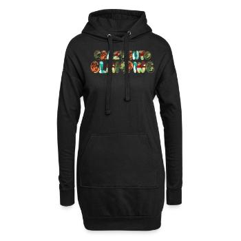 Glamping Tente Camping-car Camping-car - Sweat-shirt à capuche long Femme - noir - Devant