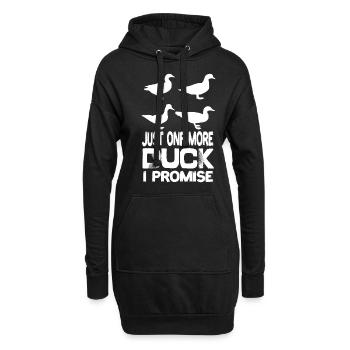 Juste un canard de plus, je promets des canards, des animaux - Sweat-shirt à capuche long Femme - noir - Devant