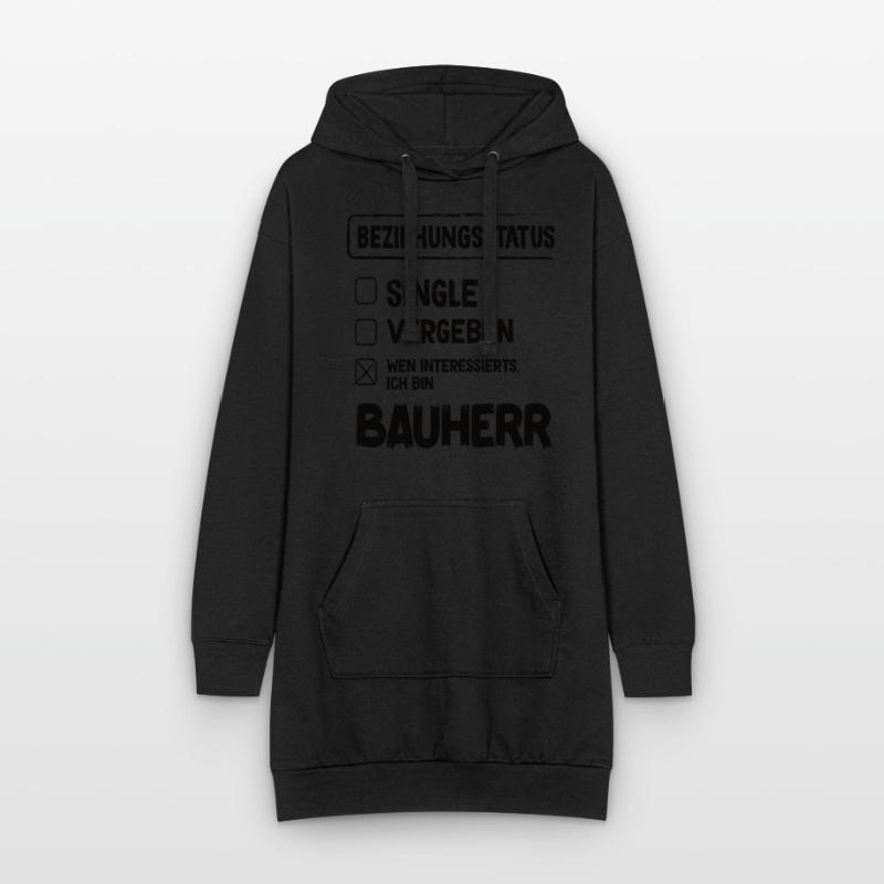 Constructeur Relation Statut Constructeur Constructeur Construction de maison Sweat-shirt à capuche long Femme