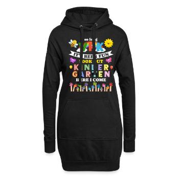 Abschied von Vorschule: Kindergarten, ich komme! - Hoodie-Kleid - Schwarz - Vorne