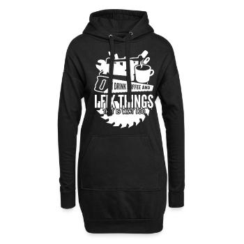 Dad DIY Craftsman Fix things Workshop - Hoodie Dress - black - Front