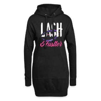 Hautpflege Kosmetikerin Kosmetik - Hoodie-Kleid - Schwarz - Vorne