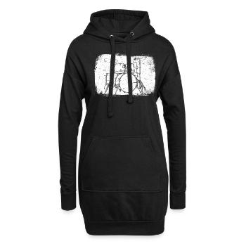Batterie Batteurs Batteurs - Sweat-shirt à capuche long Femme - noir - Devant
