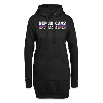 Republicans Conservative Republican - Hoodie-Kleid - Schwarz - Vorne