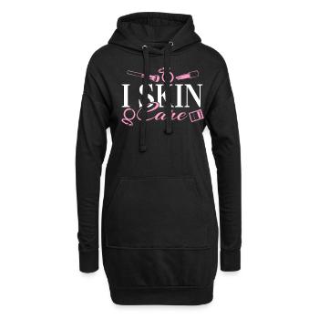Skin Care Sunscreen Serum Face Mask - Hoodie-Kleid - Schwarz - Vorne